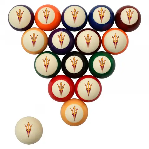 Arizona State Sun Devils Pool Ball Set