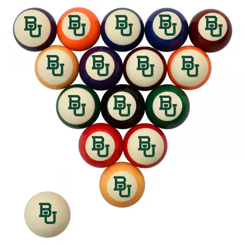 Baylor Bears Pool Ball Set