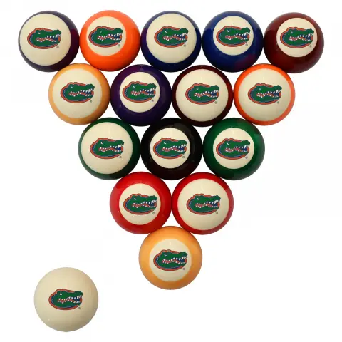 Florida Gators Pool Ball Set