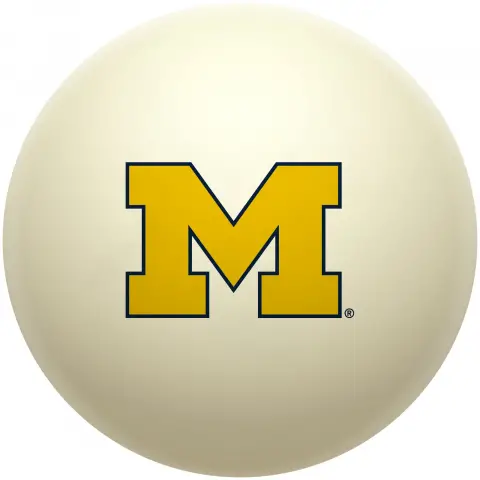 Michigan Wolverines Cue Ball