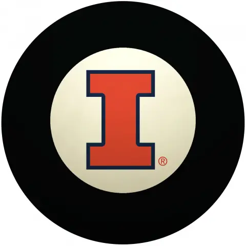 Illinois Fighting Illini Eight Ball
