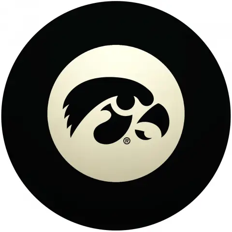 Iowa Hawkeyes Eight Ball