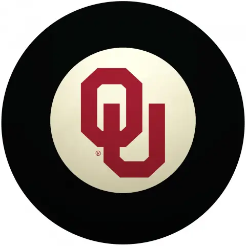 Oklahoma Sooners Eight Ball