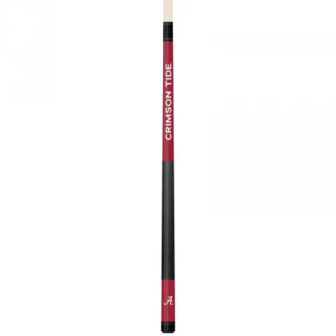 Alabama Crimson Tide Colored Engraved Pool Cue