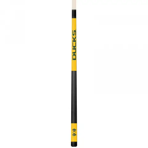 Oregon Ducks Colored Engraved Pool Cue