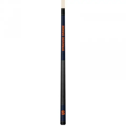 Syracuse Orange Colored Engraved Pool Cue