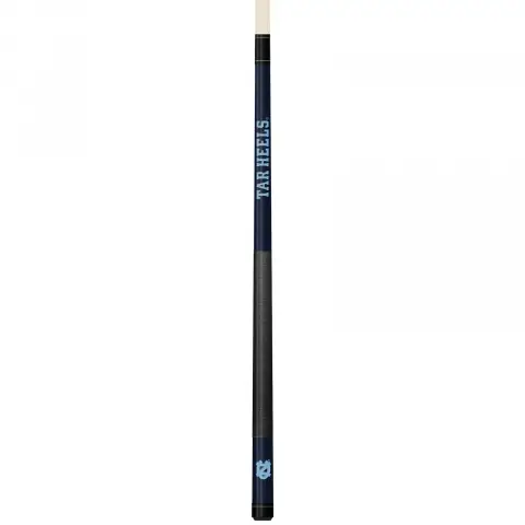 North Carolina Tar Heels Colored Engraved Pool Cue