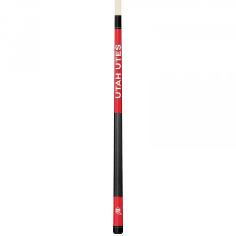 Utah Utes Colored Engraved Pool Cue