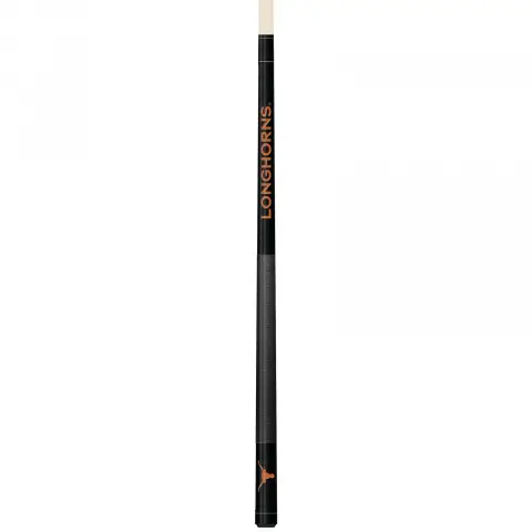Texas Longhorns Colored Engraved Billiard Cue