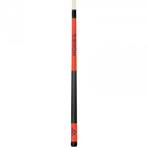 Virginia Tech Hokies Colored Engraved Pool Cue