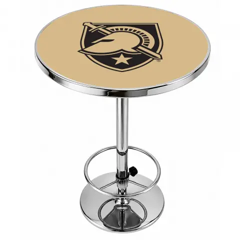 Army Black Knights Chrome Pub Table