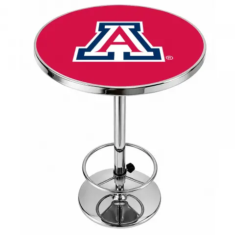 Arizona Wildcats Chrome Pub Table