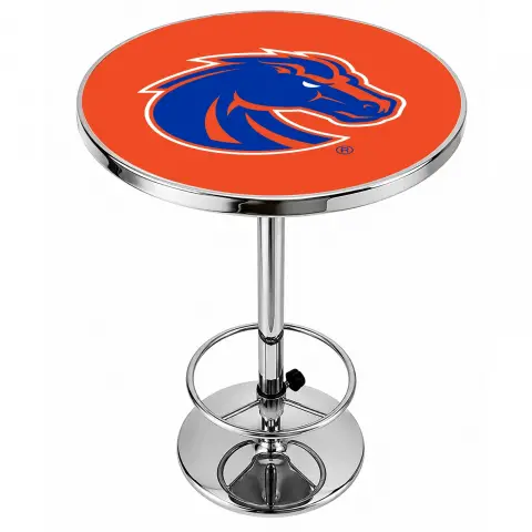 Boise State Broncos Chrome Pub Table