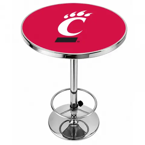 Cincinnati Bearcats Chrome Pub Table