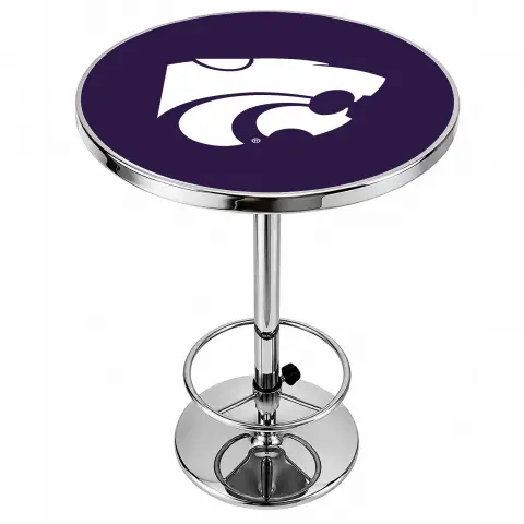 Kansas State Wildcats Chrome Pub Table