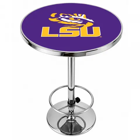 LSU Tigers Chrome Pub Table