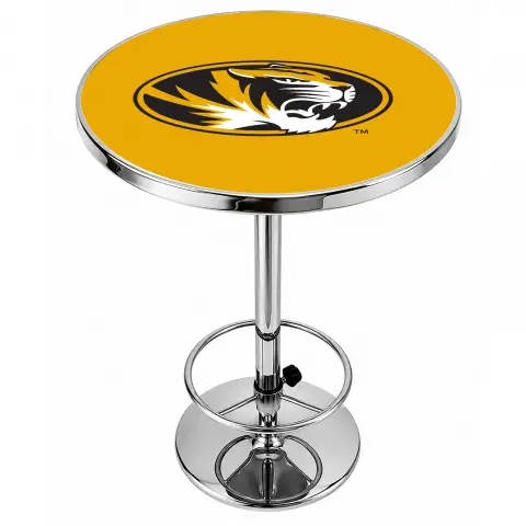 Missouri Tigers Chrome Pub Table