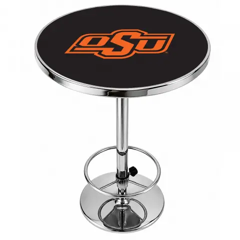 Oklahoma State Cowboys Chrome Pub Table