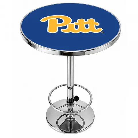 Pitt Panthers Chrome Pub Table