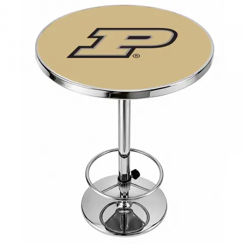 Purdue Boilermakers Chrome Pub Table
