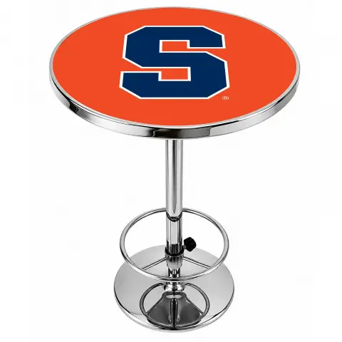 Syracuse Orange Chrome Pub Table