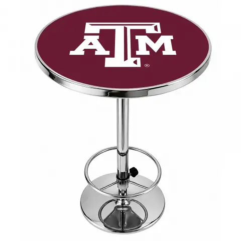 Texas A&M Aggies Chrome Pub Table