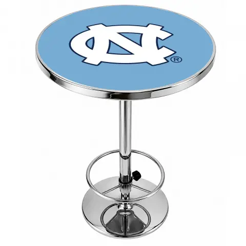 North Carolina Tar Heels Chrome Pub Table
