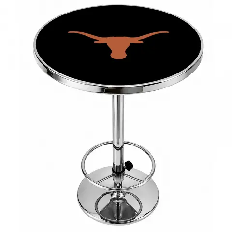 Texas Longhorns Chrome Pub Table