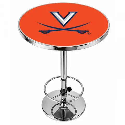 Virginia Cavaliers Chrome Pub Table