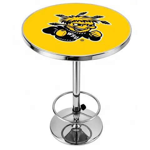 Wichita State Shockers Chrome Pub Table