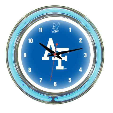 Air Force Falcons 14 Inch Neon Clock