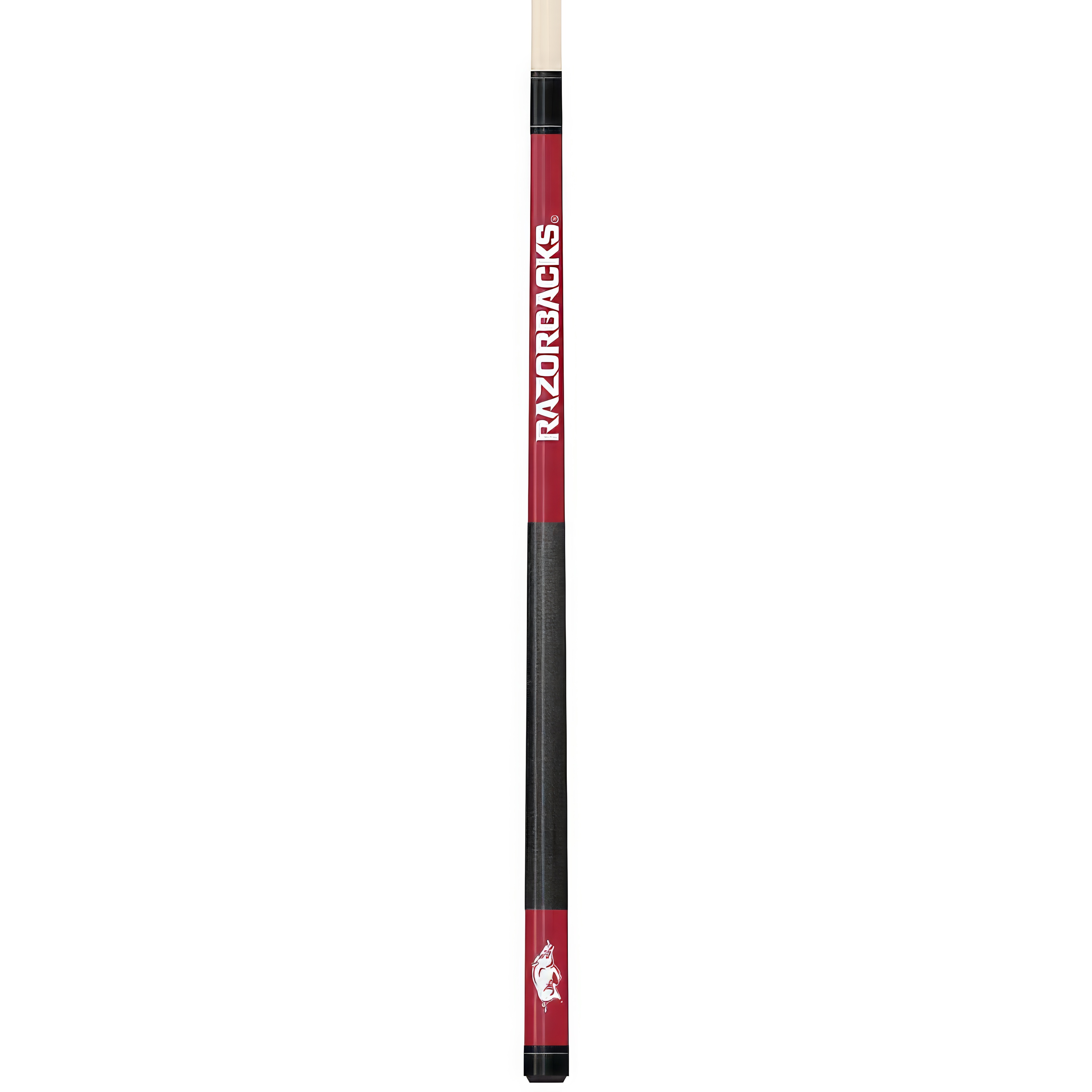 Arkansas Razorbacks Colored Engraved Pool Cue