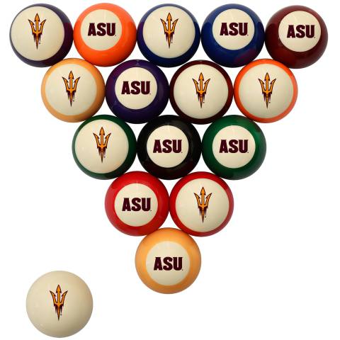 Arizona State Sun Devils Pool Ball Set