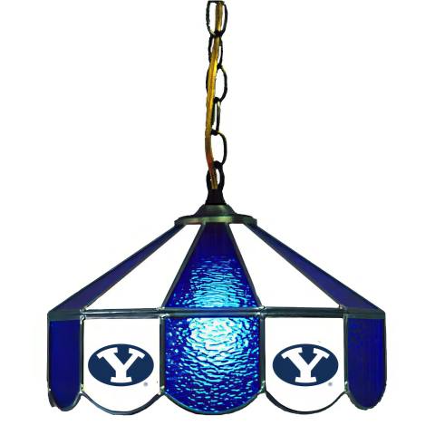 BYU Cougars 14 Inch Swag Hanging Lamp
