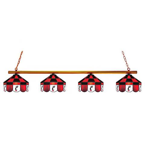Cincinnati Bearcats 4 Shade Executive Billiard Lamp
