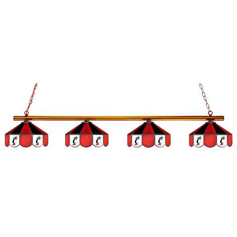 Cincinnati Bearcats 4 Shade Billiard Lamp