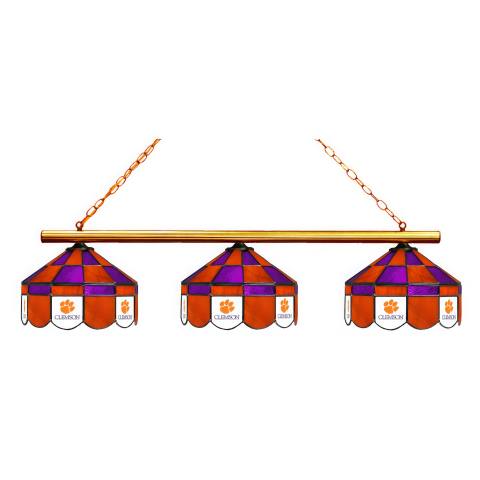 Clemson Tigers Executive 3 Shade Billiard Lamp