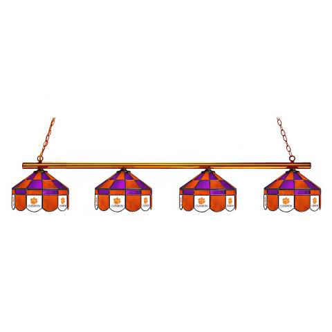 Clemson Tigers Executive 4 Light Billiard Light