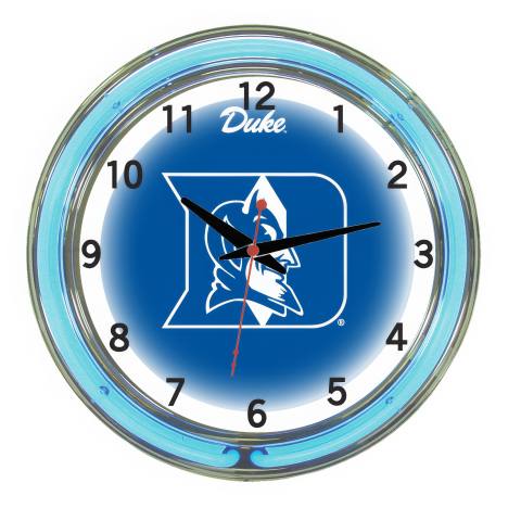 Duke Blue Devils 18 Inch Neon Clock