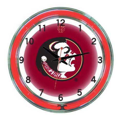 Florida State Seminoles 18 Inch Neon Clock
