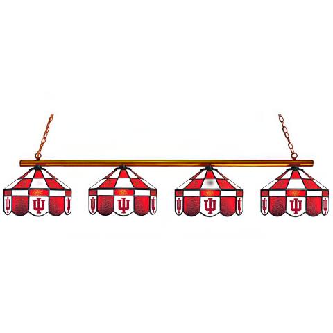 Indiana Hoosiers 4 Shade Executive Billiard Lamp