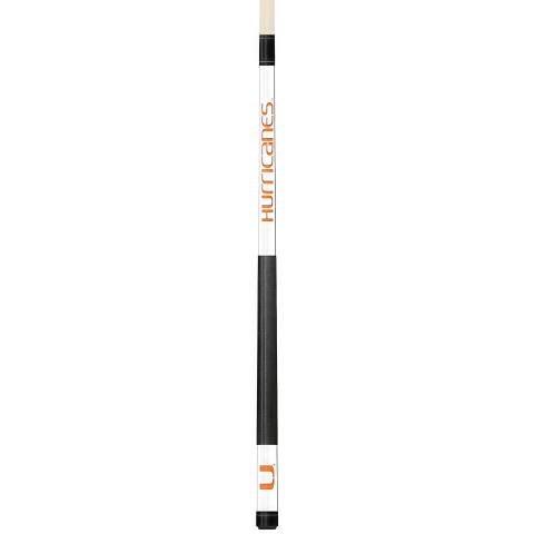 Miami Hurricanes Engraved Pool Cue