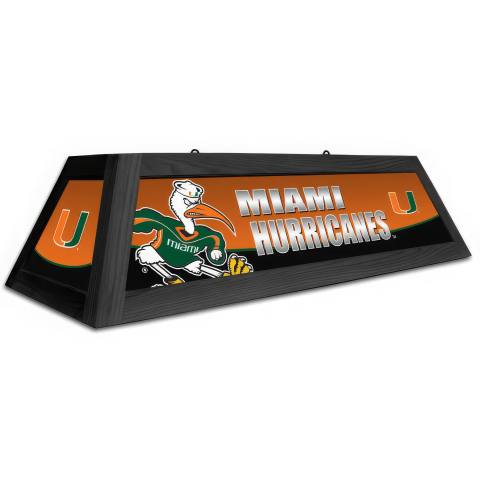 Miami Hurricanes 42 Inch Spirit Billiard Light