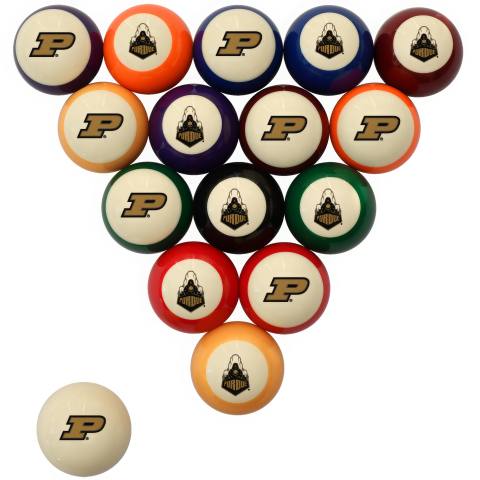 Purdue Boilermakers Billiard Ball Set