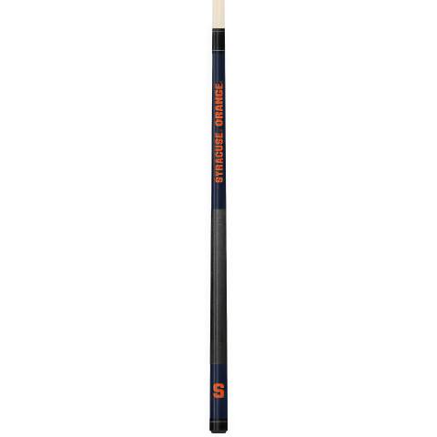 Syracuse Orange Colored Engraved Pool Cue