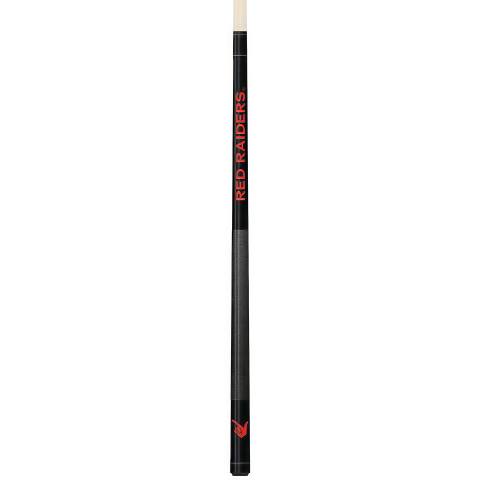 Texas Tech Red Raiders Colored Engraved Pool Cue