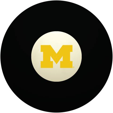 Michigan Wolverines Eight Ball