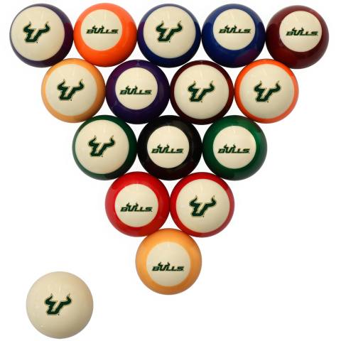 South Florida Bulls Billiard Ball Set