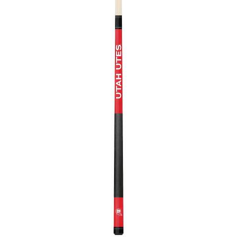 Utah Utes Colored Engraved Pool Cue