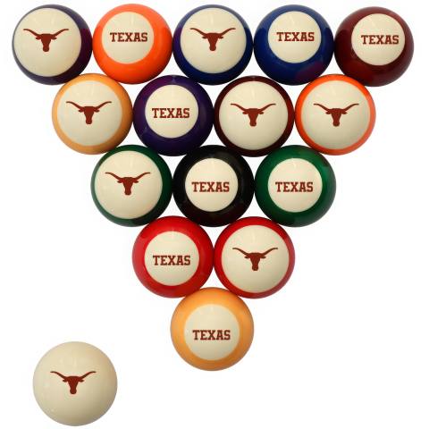 Texas Longhorns Billiard Ball Set